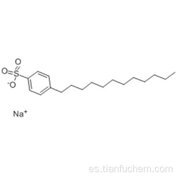 Ácido bencenosulfónico, dodecil, sal sódica (1: 1) CAS 25155-30-0